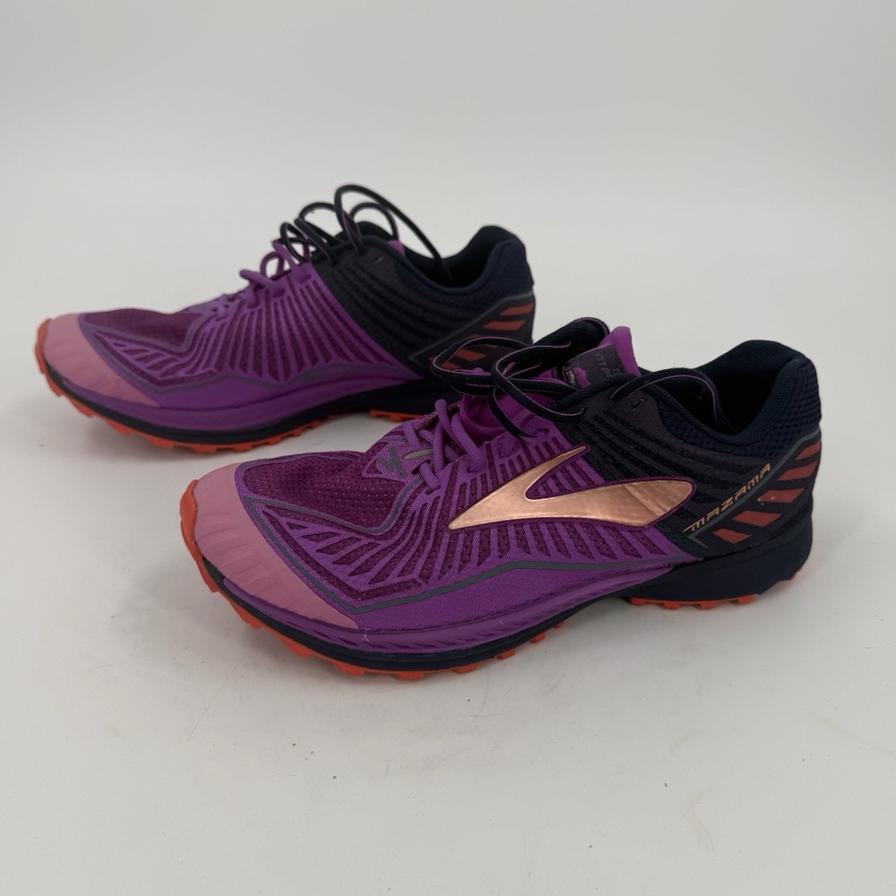 Brooks Mazama Women's Purple Trail Running Shoes Sneakers Size 8.5 B